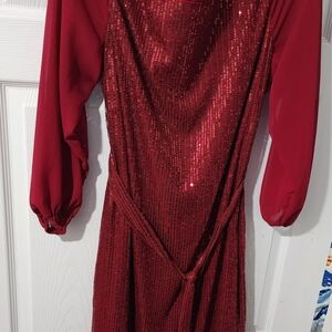 Dress with fringes never worn